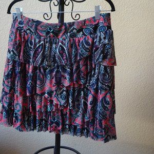 INC Size 12 Tiered Short Skirt